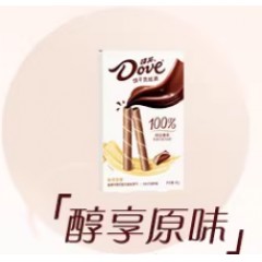 德芙醇享原味丝滑牛奶巧克力注心饼干40g 1*4*10