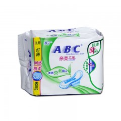 ABC日用纤薄网感棉柔表层卫生巾8片(含澳洲茶树精华) N81