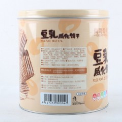 （兑换）1桶 包邮 【有零有食】豆乳威化饼干288g罐装网红休闲零食夹心茶点健康早餐