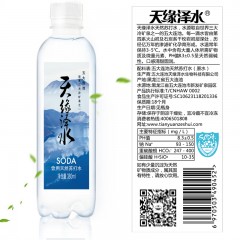 天缘泽水 饮用天然苏打水 380ml*24瓶