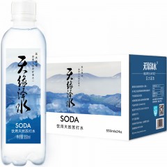 天缘泽水 饮用天然苏打水550ml*24瓶