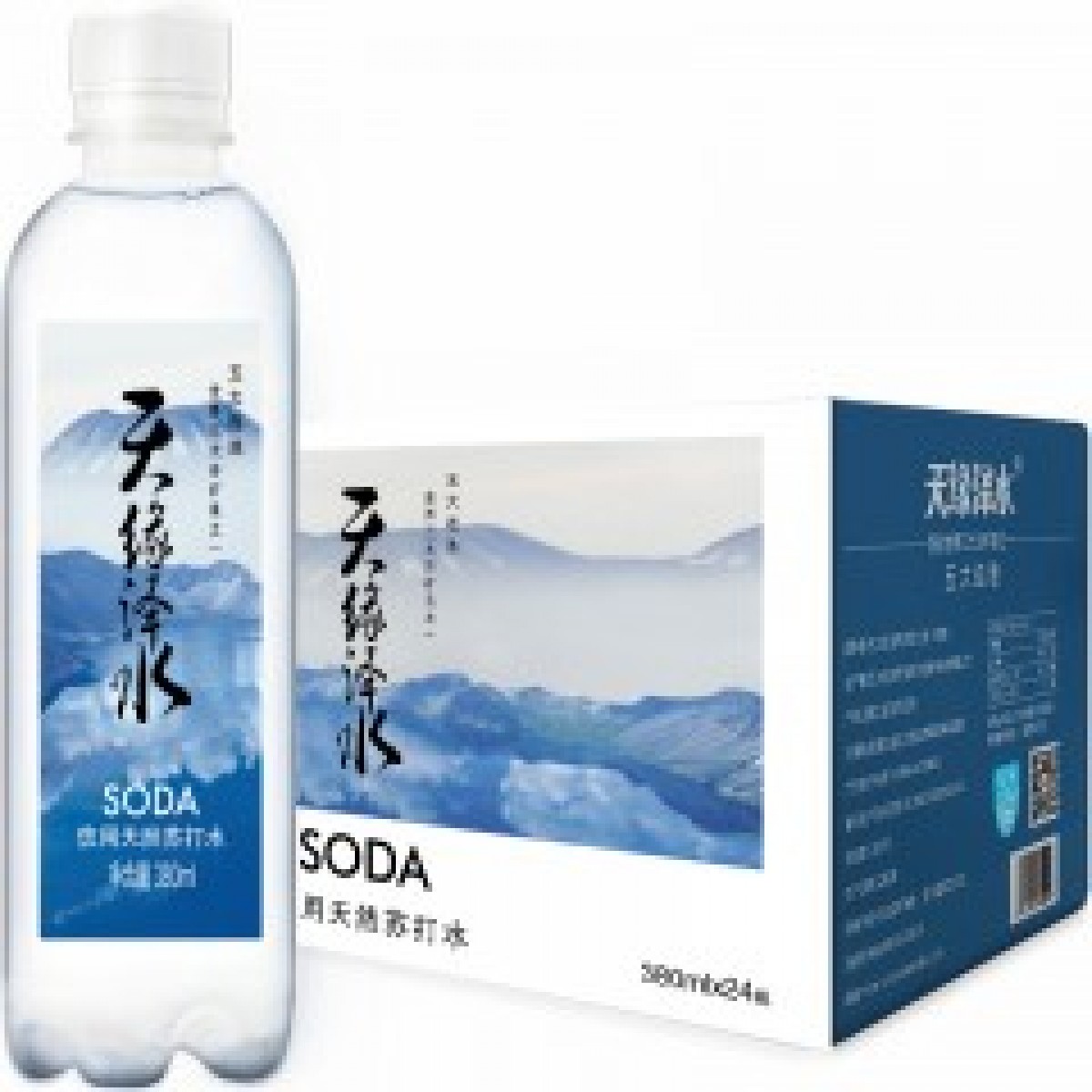 天缘泽水 饮用天然苏打水 380ml