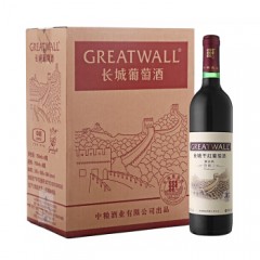 长城（GreatWall）红酒 特酿3年解百纳干红葡萄酒 整箱装 750ml*6瓶