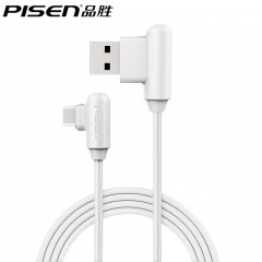 奔腾品胜USB Tye-C（L头）双弯头数据线充电线100cm 6220